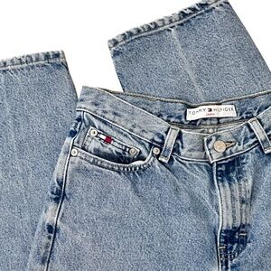 Y2K Tommy Hilfiger Straight Mom Jeans 4 Light Wash